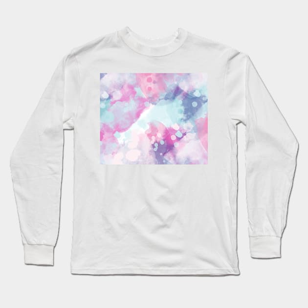 Estampado de acuarela Long Sleeve T-Shirt by magenta-dream